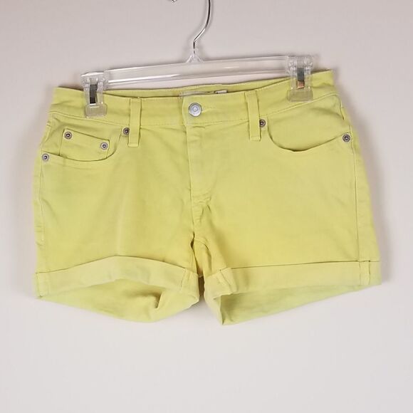 Vineyard Vines Yellow Denim Shorts 00 - Picture 1 of 8
